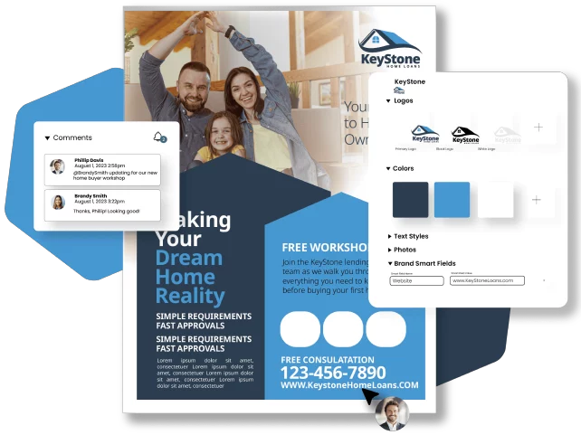 Guarantee <span class="color-primary">brand compliance</span> for presentations, quotes and more