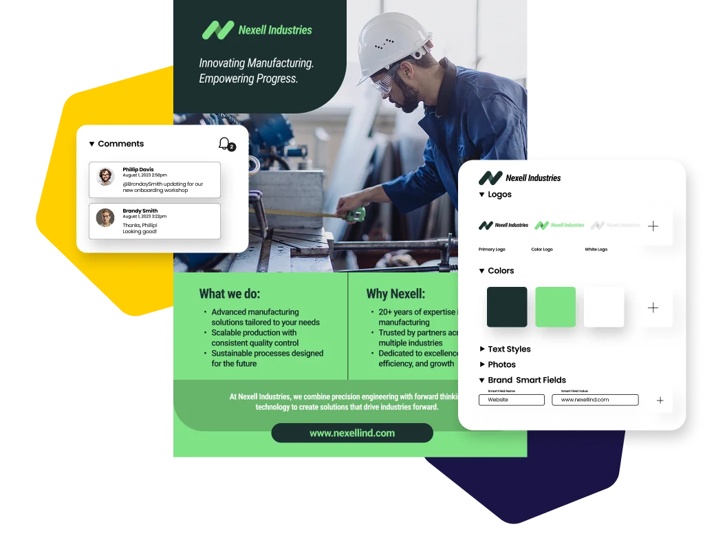 Fast, on-brand content <span class="color-primary">everywhere you operate</span>